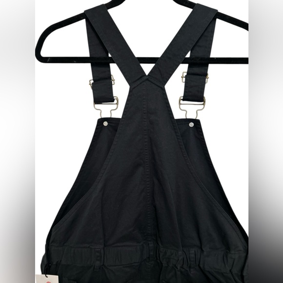 The Nines by Hatch Black Maternity Overalls Cotton Twill Women’s Sz 6 New w/tags - Picture 5 of 10
